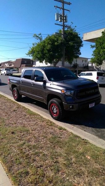 photo 2 Toyota Tundra custom wheels TRD Rock 17x, ET , tire size 285/70 R17. x ET