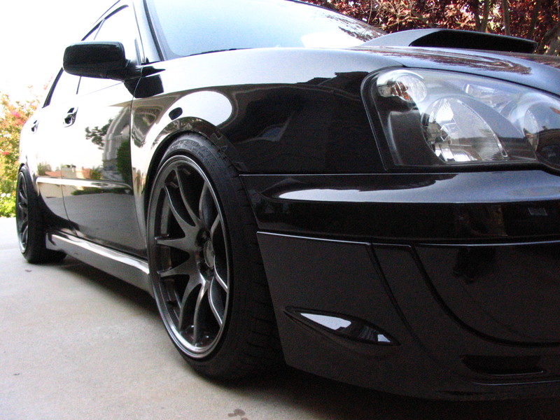 photo 3 Subaru Impreza WRX custom wheels Work Wheels Emotion CR Kai 18x9.5, ET +35, tire size 225/40 R18. 18x9.5 ET+32 