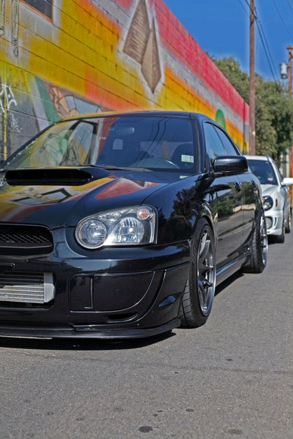 photo 5 Subaru Impreza WRX custom wheels Work Wheels Emotion CR Kai 18x9.5, ET +35, tire size 225/40 R18. 18x9.5 ET+32 