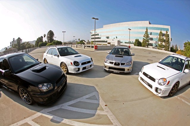photo 7 Subaru Impreza WRX custom wheels Work Wheels Emotion CR Kai 18x9.5, ET +35, tire size 225/40 R18. 18x9.5 ET+32 