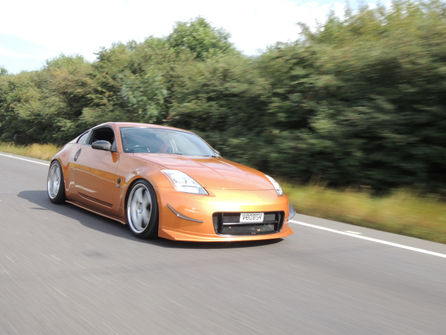 photo 1 Nissan 350Z custom wheels dare hiro 19x8.5, ET -10, tire size 255/35 R19. 19x10.5 ET-15 275/35 R19