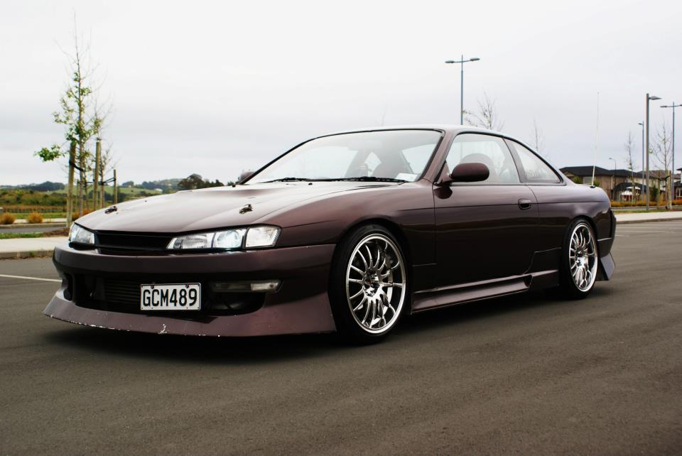 photo 2 Nissan S14 custom wheels .COM Racing Chrome 18x9.0, ET +15, tire size 225/40 R18. x ET 225/40 R