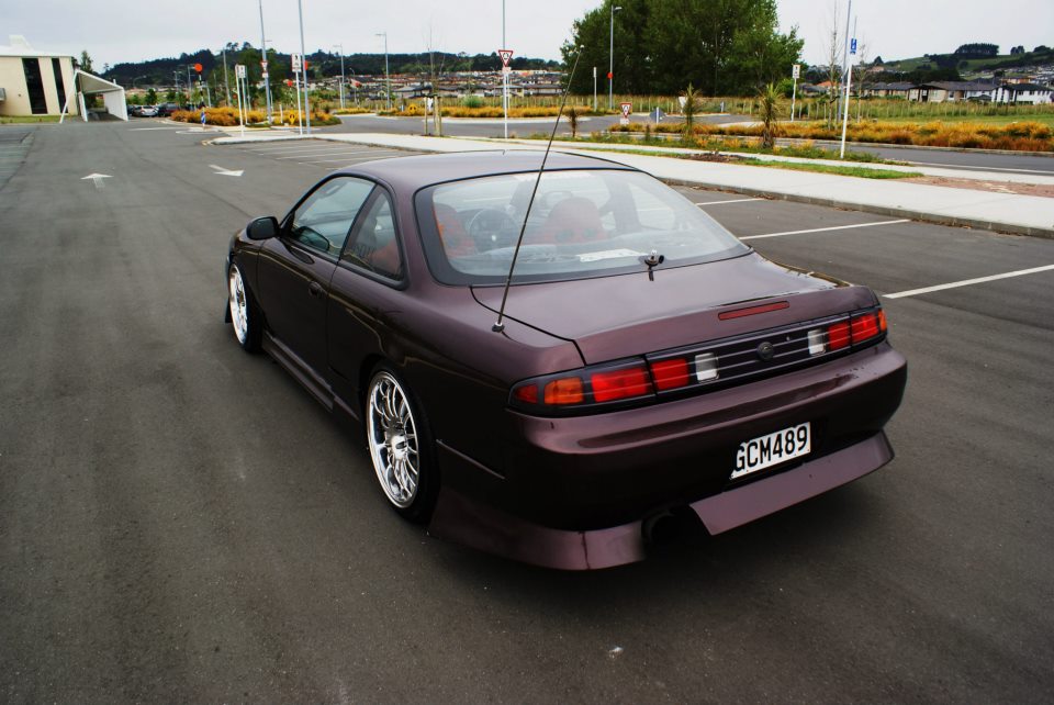 photo 4 Nissan S14 custom wheels .COM Racing Chrome 18x9.0, ET +15, tire size 225/40 R18. x ET 225/40 R