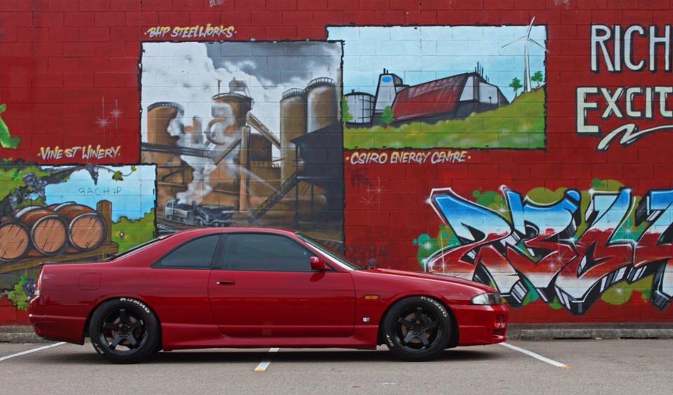 photo 2 Nissan R31-R34 Skyline 2dr custom wheels Koya Driftek 17x9.0, ET +22, tire size 235/45 R17. 17x9.0 ET+20