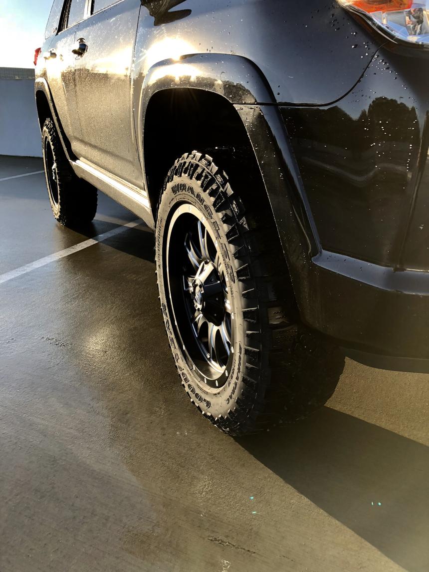 photo 2 Toyota 4Runner custom wheels Fuel  Throttle 20x9.0, ET +1, tire size 275/60 R20. x ET 