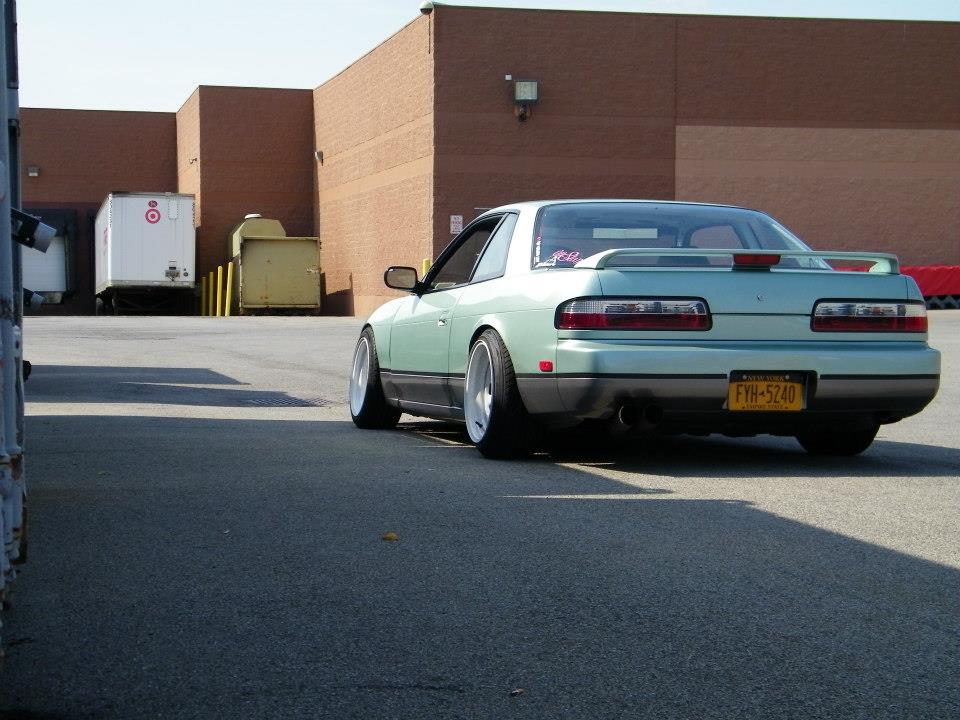 photo 1 Nissan S13 custom wheels Diamond Racing  16x8.0, ET -24, tire size 205/45 R16. 16x10.0 ET0 
