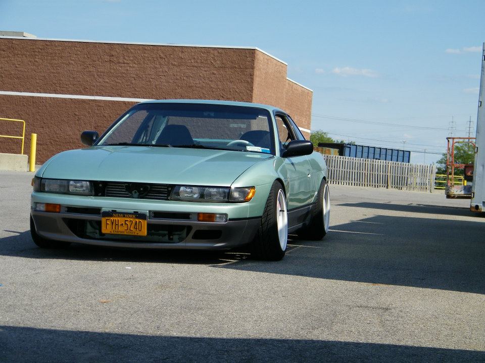 photo 4 Nissan S13 custom wheels Diamond Racing  16x8.0, ET -24, tire size 205/45 R16. 16x10.0 ET0 