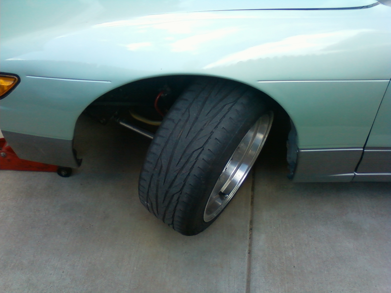 photo 5 Nissan S13 custom wheels Diamond Racing  16x8.0, ET -24, tire size 205/45 R16. 16x10.0 ET0 