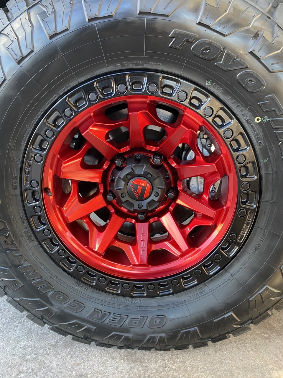 photo 3 Toyota Tundra custom wheels   18x9.0, ET +1, tire size 35X12.5 R18. x ET 