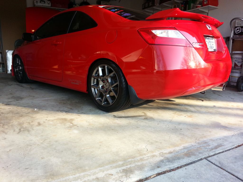 photo 1 Honda Civic custom wheels   17x8.0, ET , tire size 235/40 R17. x ET 