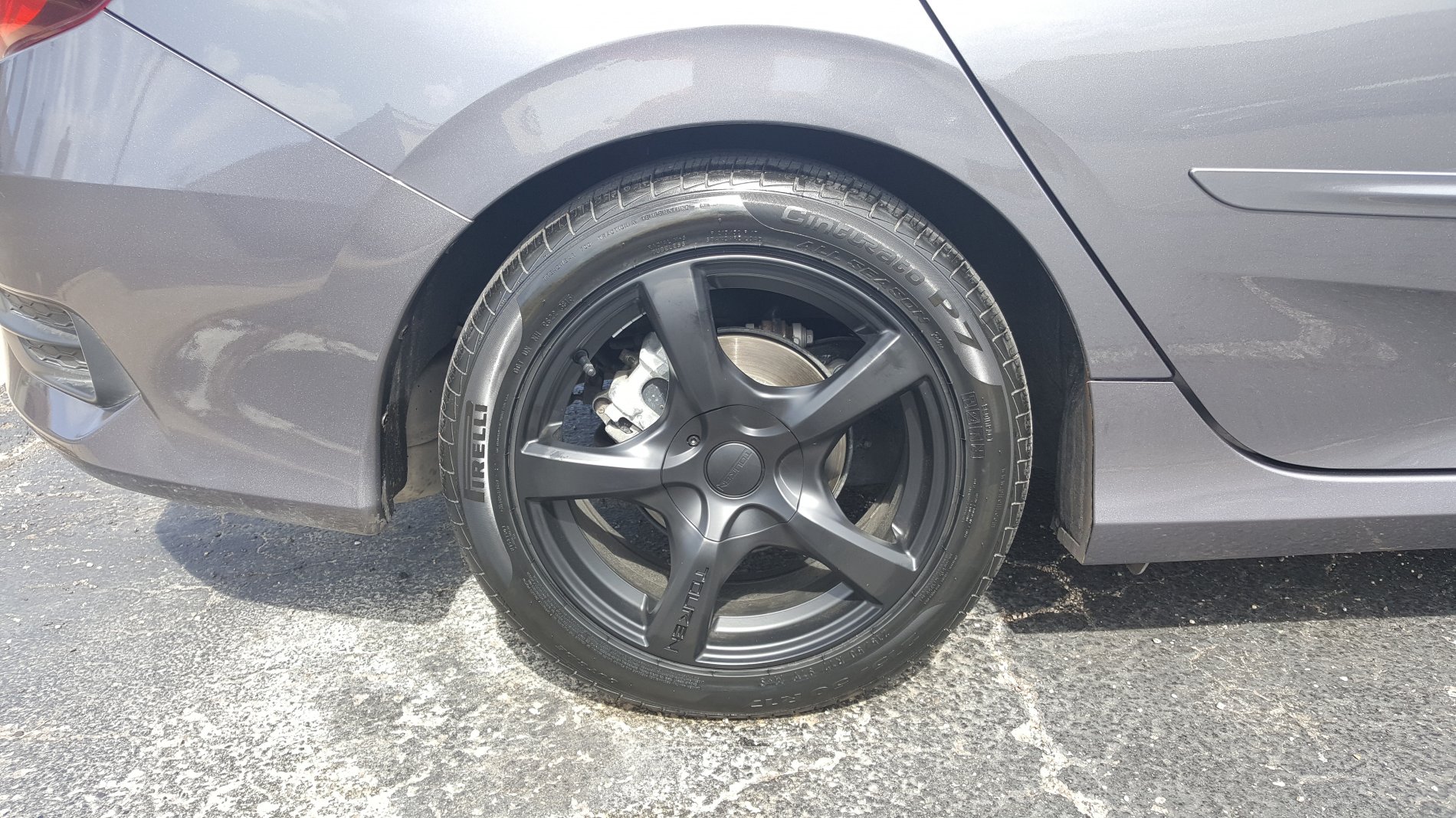 photo 1 Honda Civic custom wheels 17x7.0, ET +42, tire size 215/50 R17. x ET
