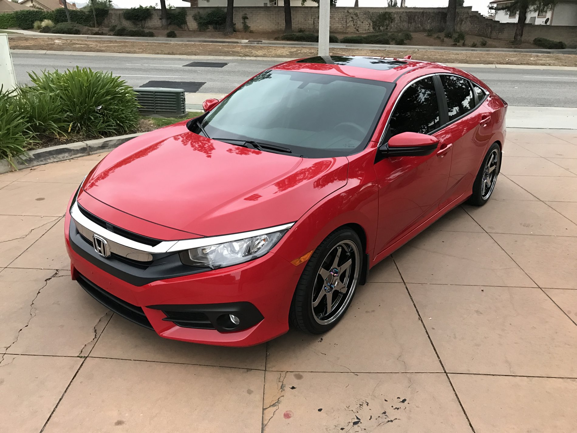 photo 1 Honda Civic custom wheels 18x8.5, ET , tire size 235/40 R18. x ET