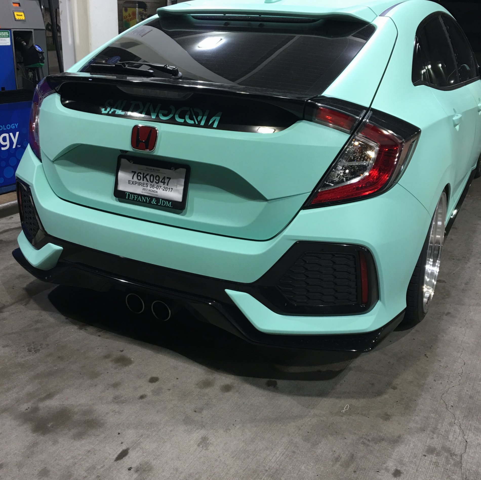 photo 2 Honda Civic custom wheels   19x8.5, ET +30, tire size 225/35 R19. x ET 
