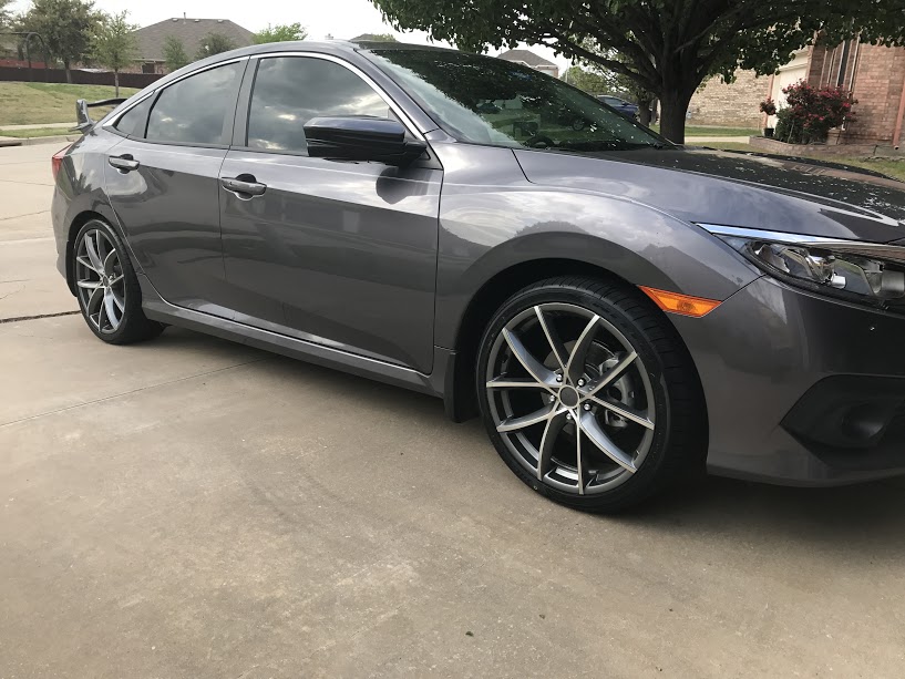 photo 2 Honda Civic custom wheels   19x8.0, ET +40, tire size X R19. x ET 