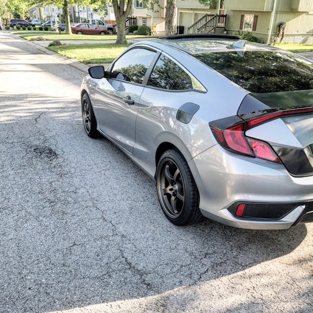 photo 1 Honda Civic custom wheels 18x9.0, ET , tire size 235/40 R18. x ET
