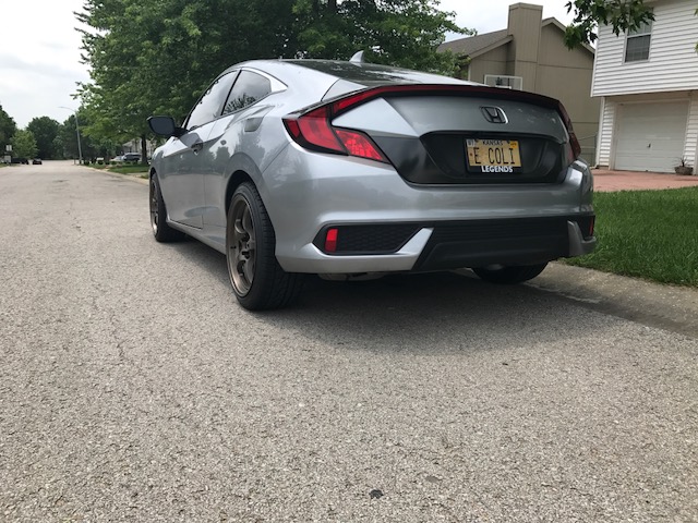 photo 2 Honda Civic custom wheels 18x9.0, ET , tire size 235/40 R18. x ET