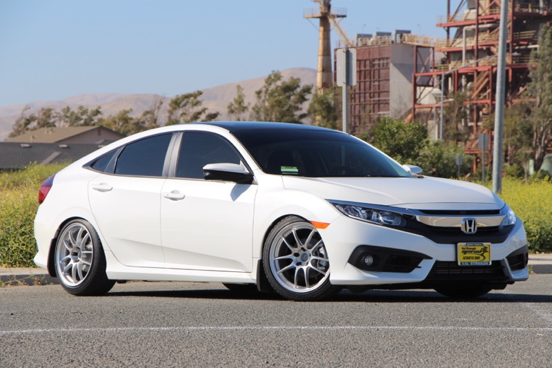 photo 3 Honda Civic custom wheels 18x8.5, ET +30, tire size 235/40 R18. 18x9.5 ET+35 245/40 R18