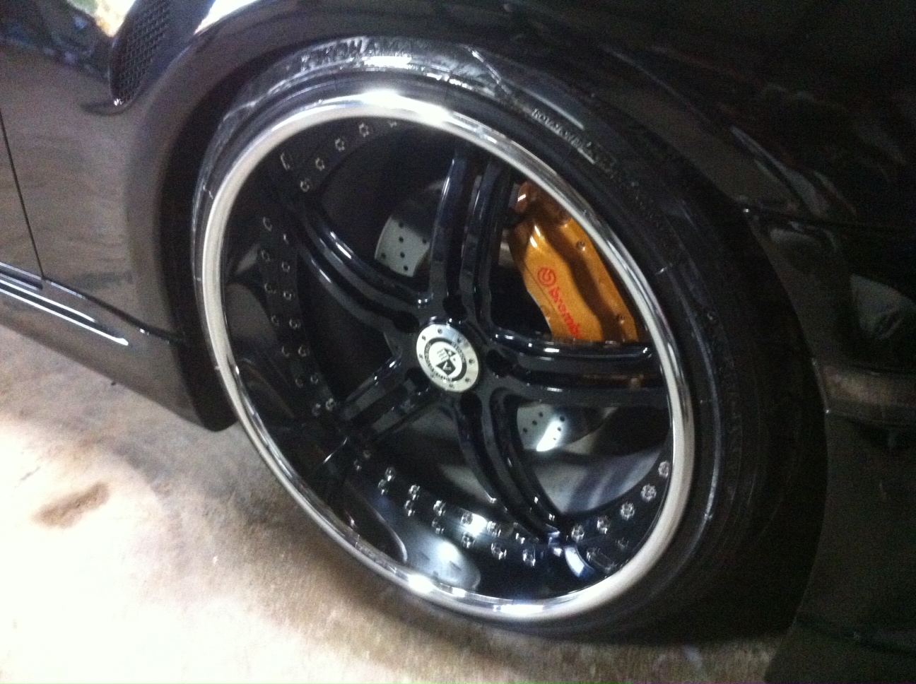 photo 2 Infiniti G35 custom wheels autormotoring Forged 20x11.0, ET +15, tire size 245/35 R20. 20x12.0 ET+20 295/30 R20