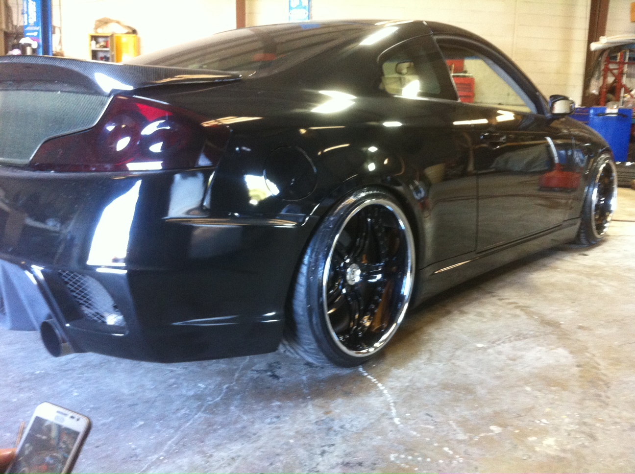 photo 3 Infiniti G35 custom wheels autormotoring Forged 20x11.0, ET +15, tire size 245/35 R20. 20x12.0 ET+20 295/30 R20