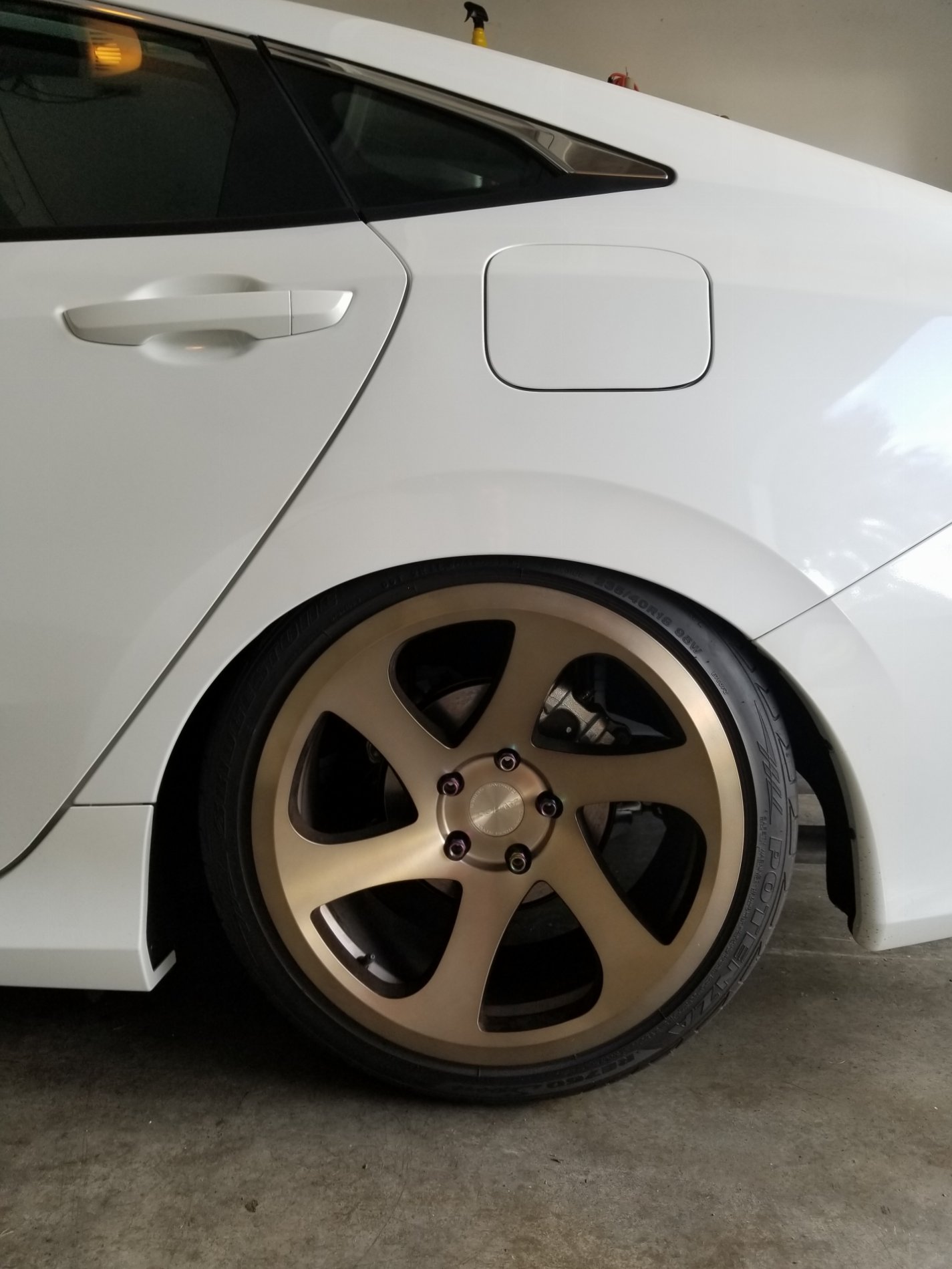 photo 2 Honda Civic custom wheels   18x9.5, ET +30, tire size 225/40 R18. x ET 