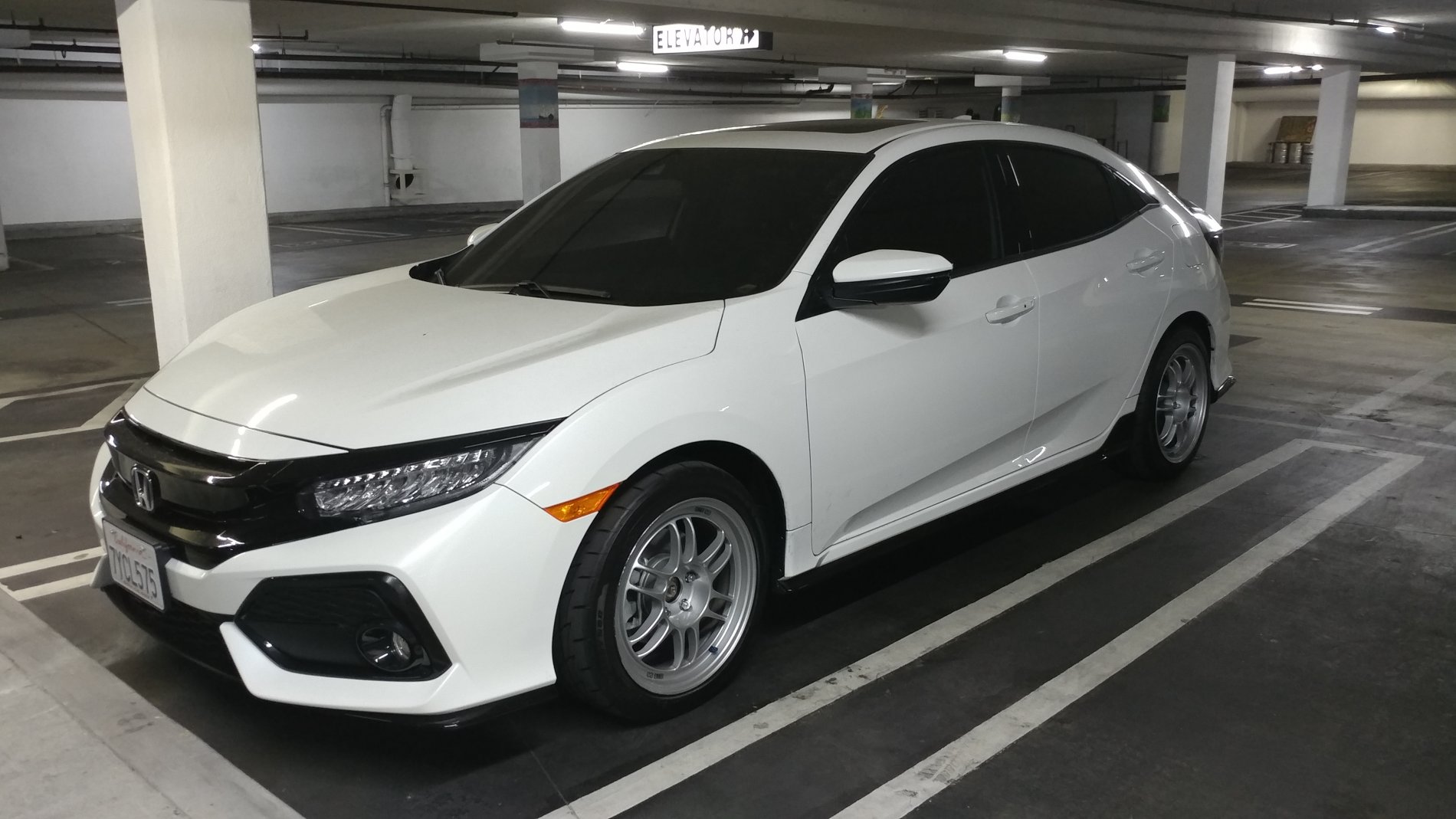 photo 2 Honda Civic custom wheels 17x8.5, ET +40, tire size 225/45 R17. x ET