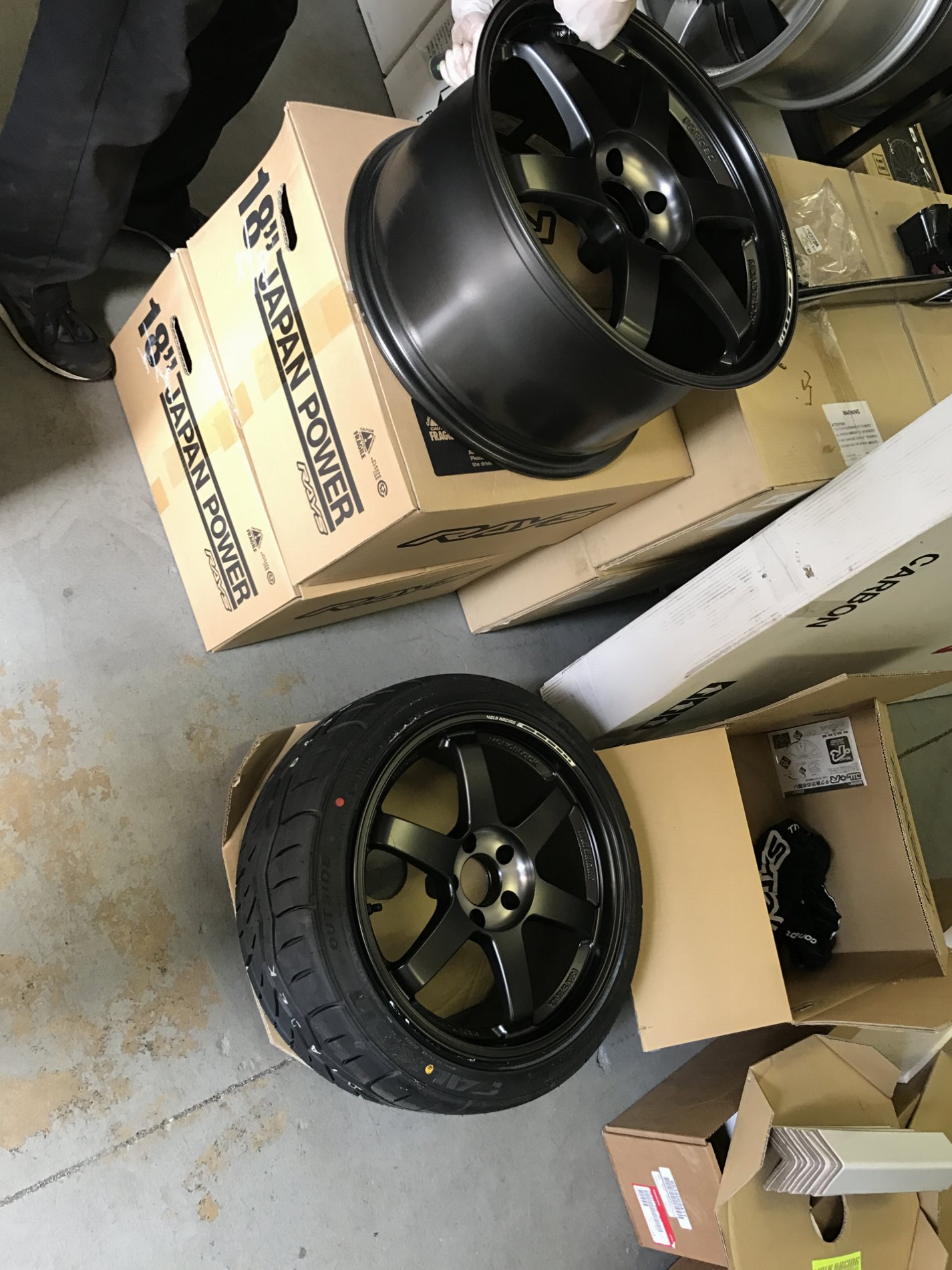 photo 1 Honda Civic custom wheels   18x9.5, ET +39, tire size 235/40 R18. x ET 