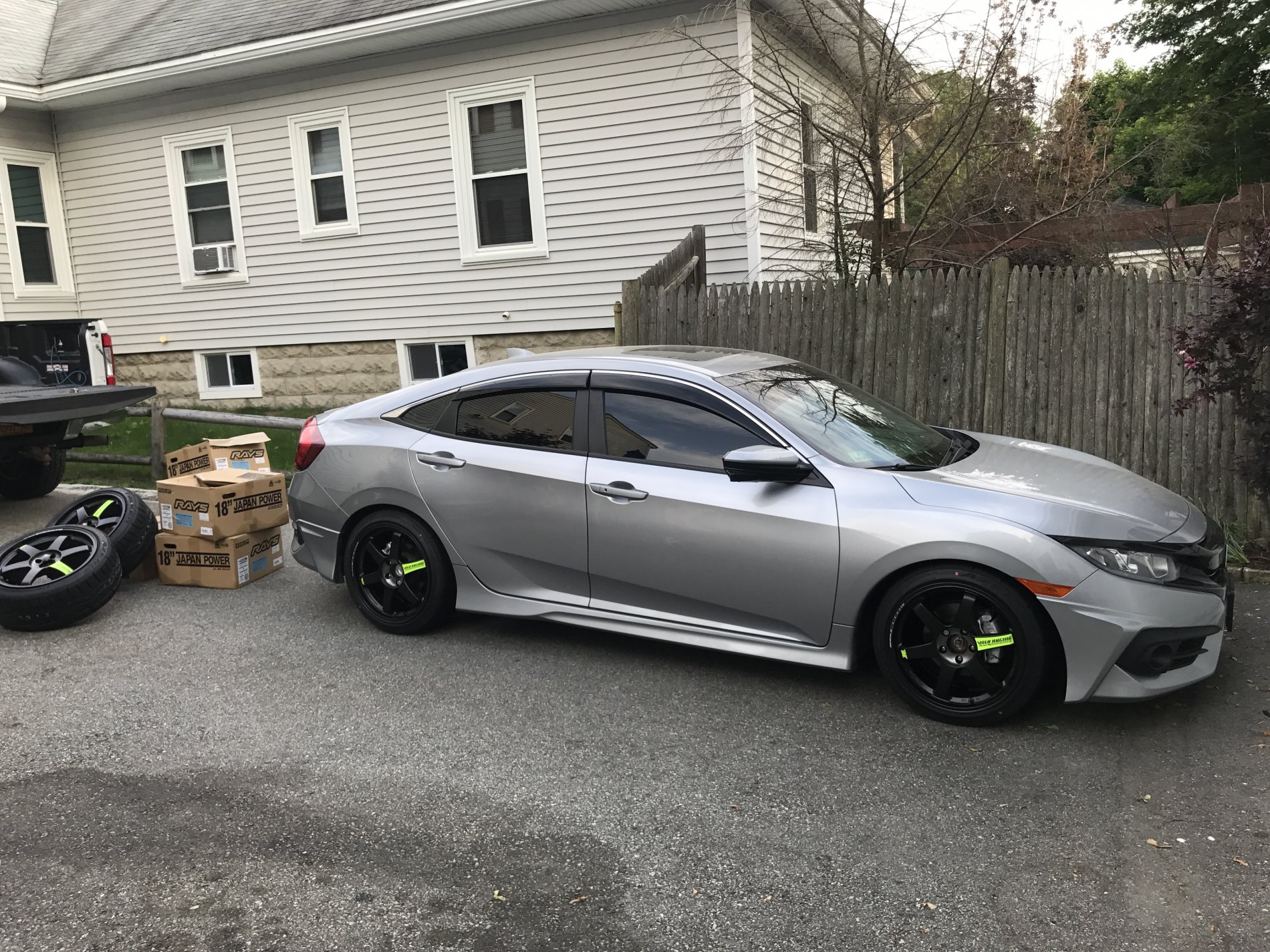 photo 3 Honda Civic custom wheels   18x9.5, ET +39, tire size 235/40 R18. x ET 