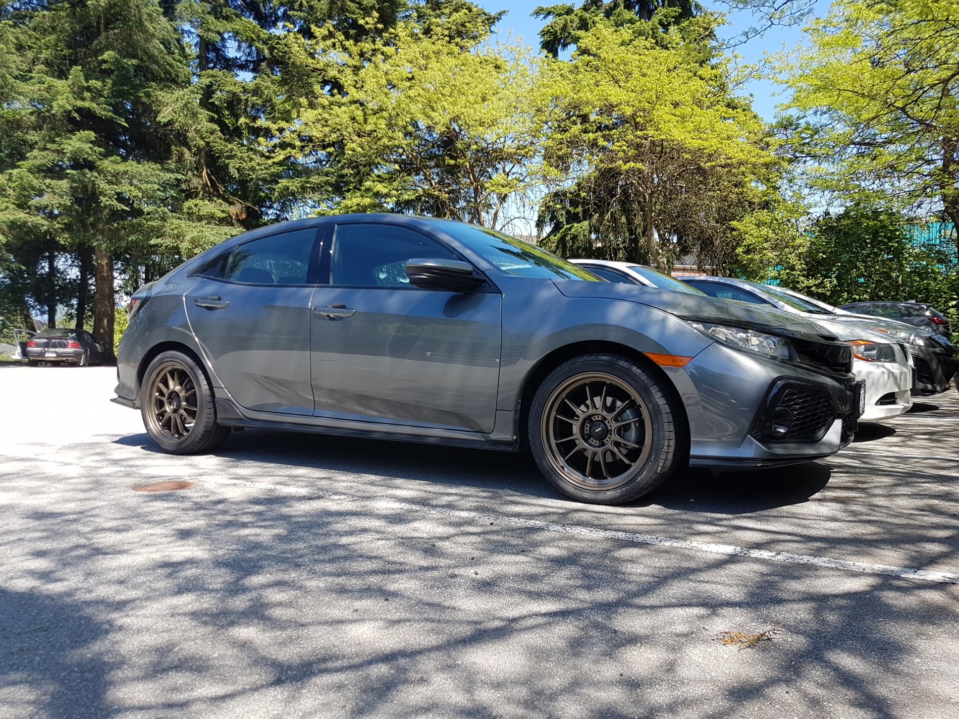 photo 1 Honda Civic custom wheels 18x8.5, ET +45, tire size 245/40 R18. x ET