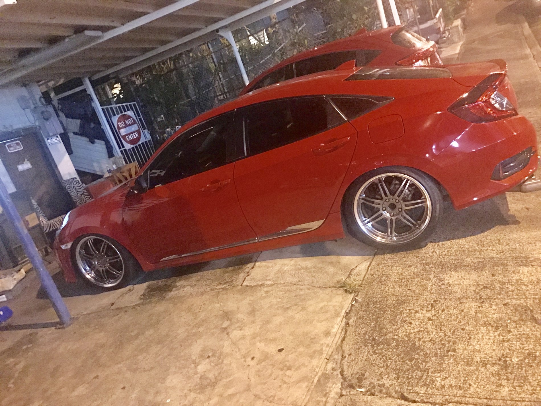 photo 2 Honda Civic custom wheels 19x8.5, ET , tire size 225/40 R19. 19x8.5 ET 245/40 R19