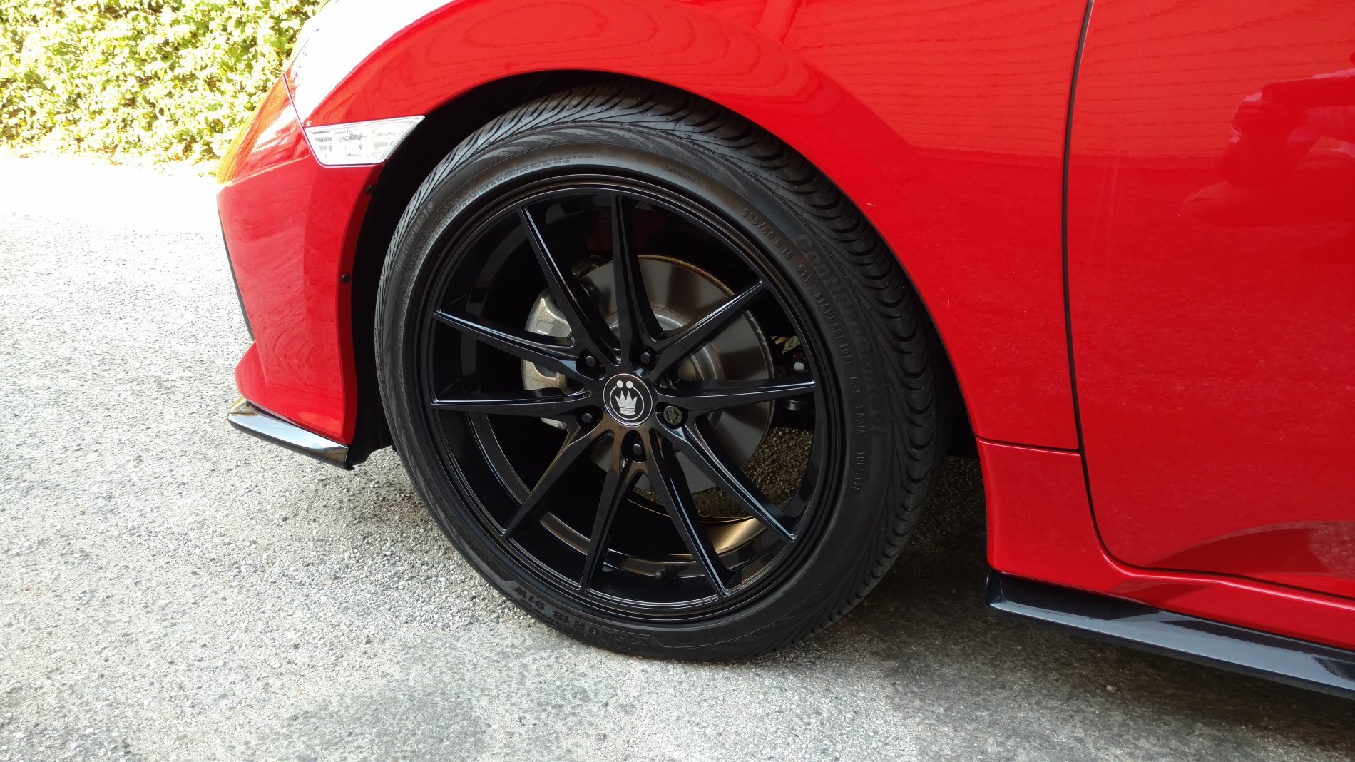 photo 1 Honda Civic custom wheels 18x8.0, ET +35, tire size X R18. x ET