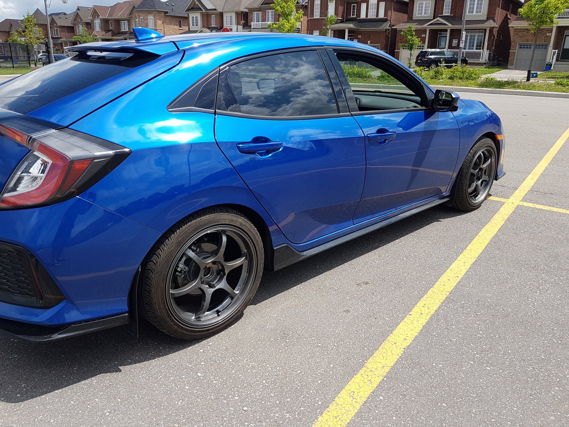 photo 2 Honda Civic custom wheels   18x8.0, ET +45, tire size 235/40 R18. x ET 
