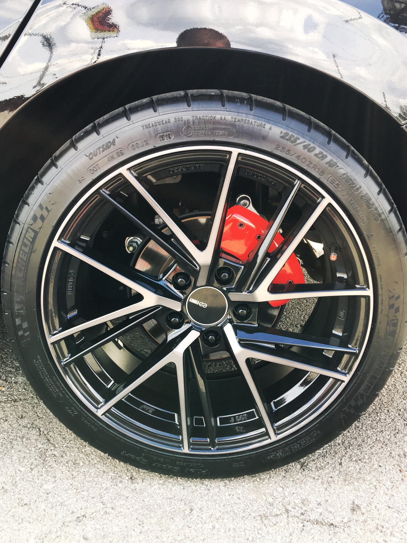 photo 3 Honda Civic custom wheels   18x, ET , tire size 235/40 R18. x ET 