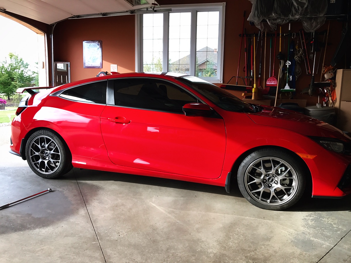 photo 5 Honda Civic custom wheels 18x8.5, ET +38, tire size 245/40 R18. x ET