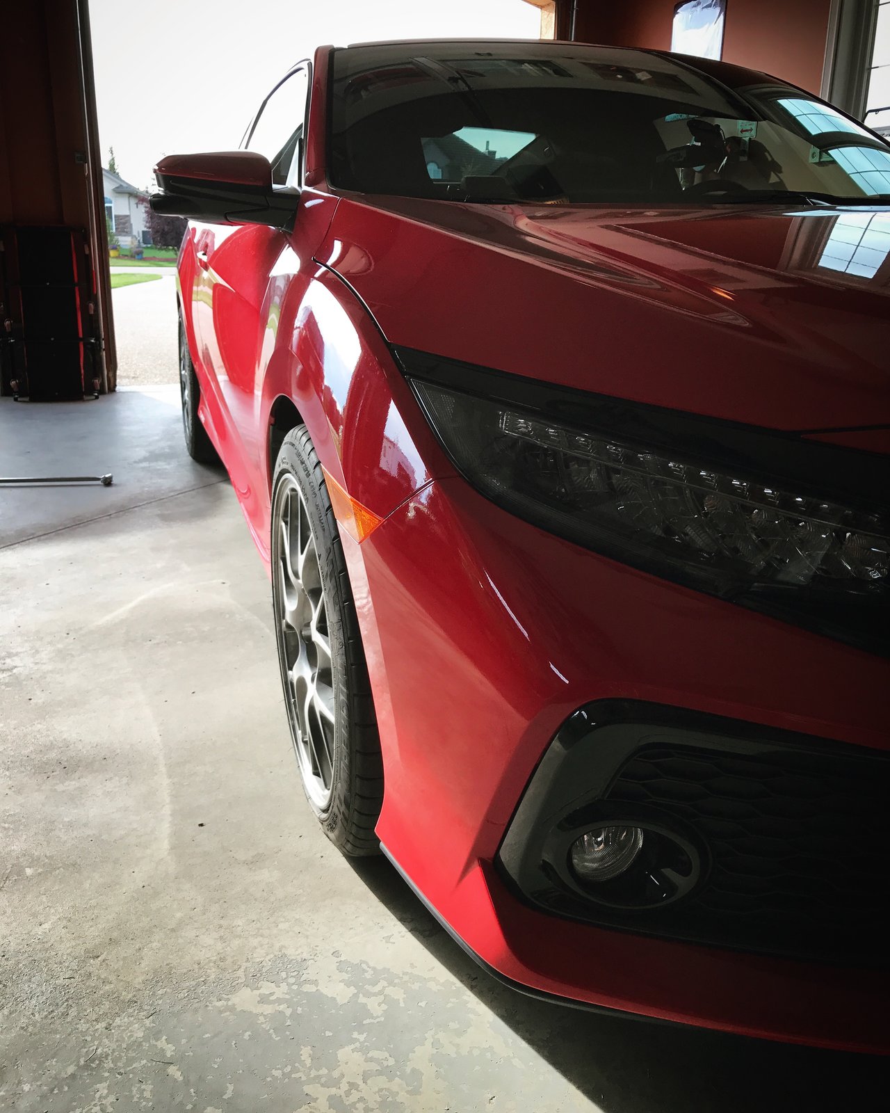 photo 7 Honda Civic custom wheels 18x8.5, ET +38, tire size 245/40 R18. x ET