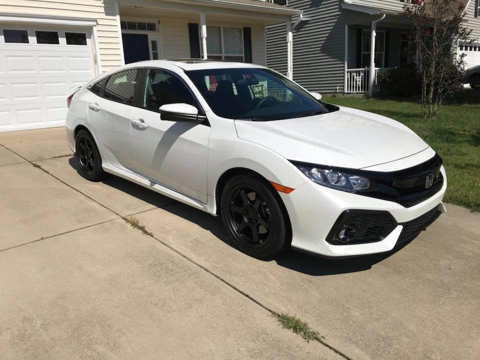 photo 1 Honda Civic custom wheels   17x8.0, ET +40, tire size 235/45 R17. x ET 