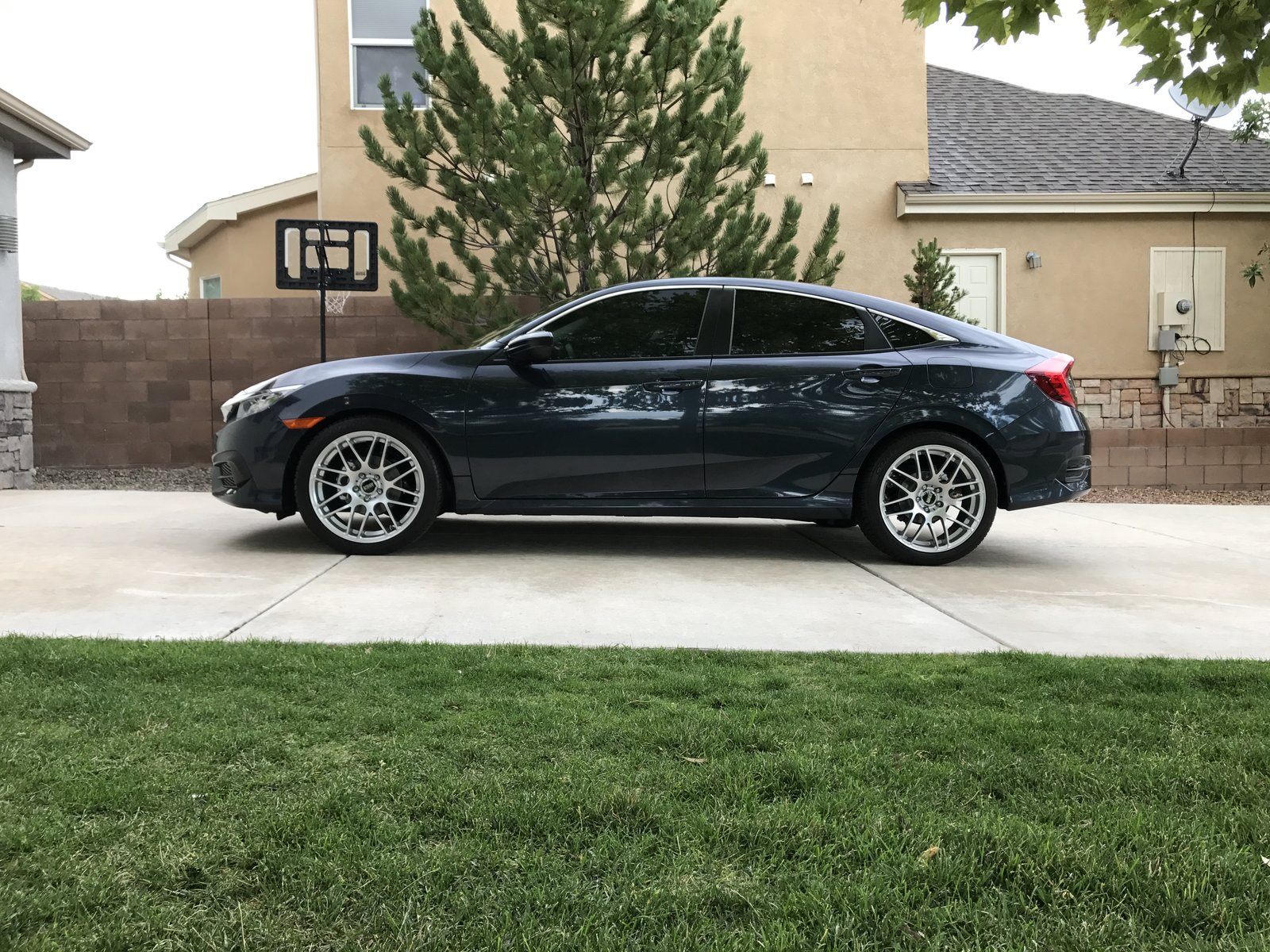 photo 2 Honda Civic custom wheels 19x8.5, ET +35, tire size 245/40 R19. x ET