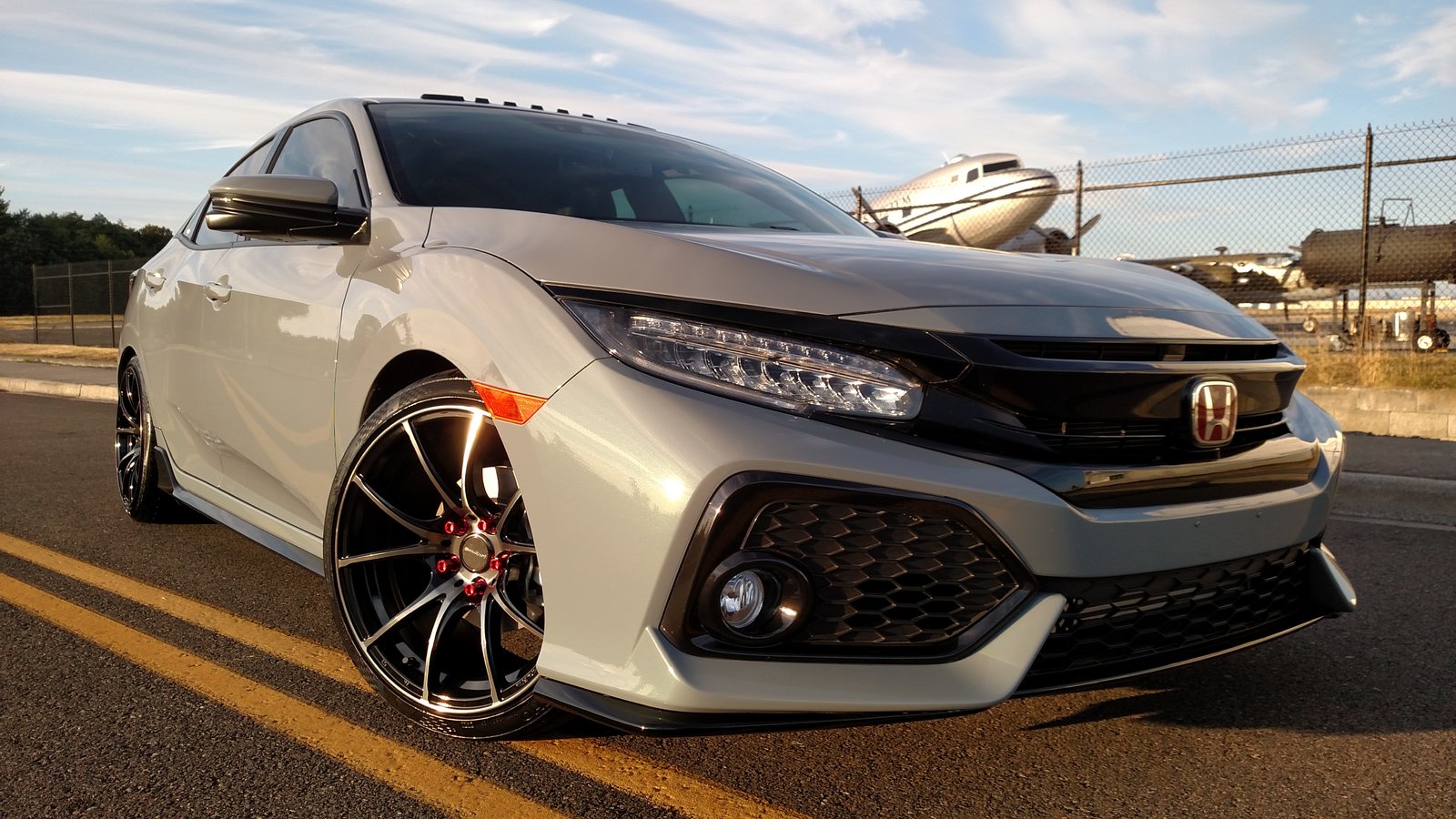 photo 2 Honda Civic custom wheels 18x9.5, ET +45, tire size 245/40 R18. x ET