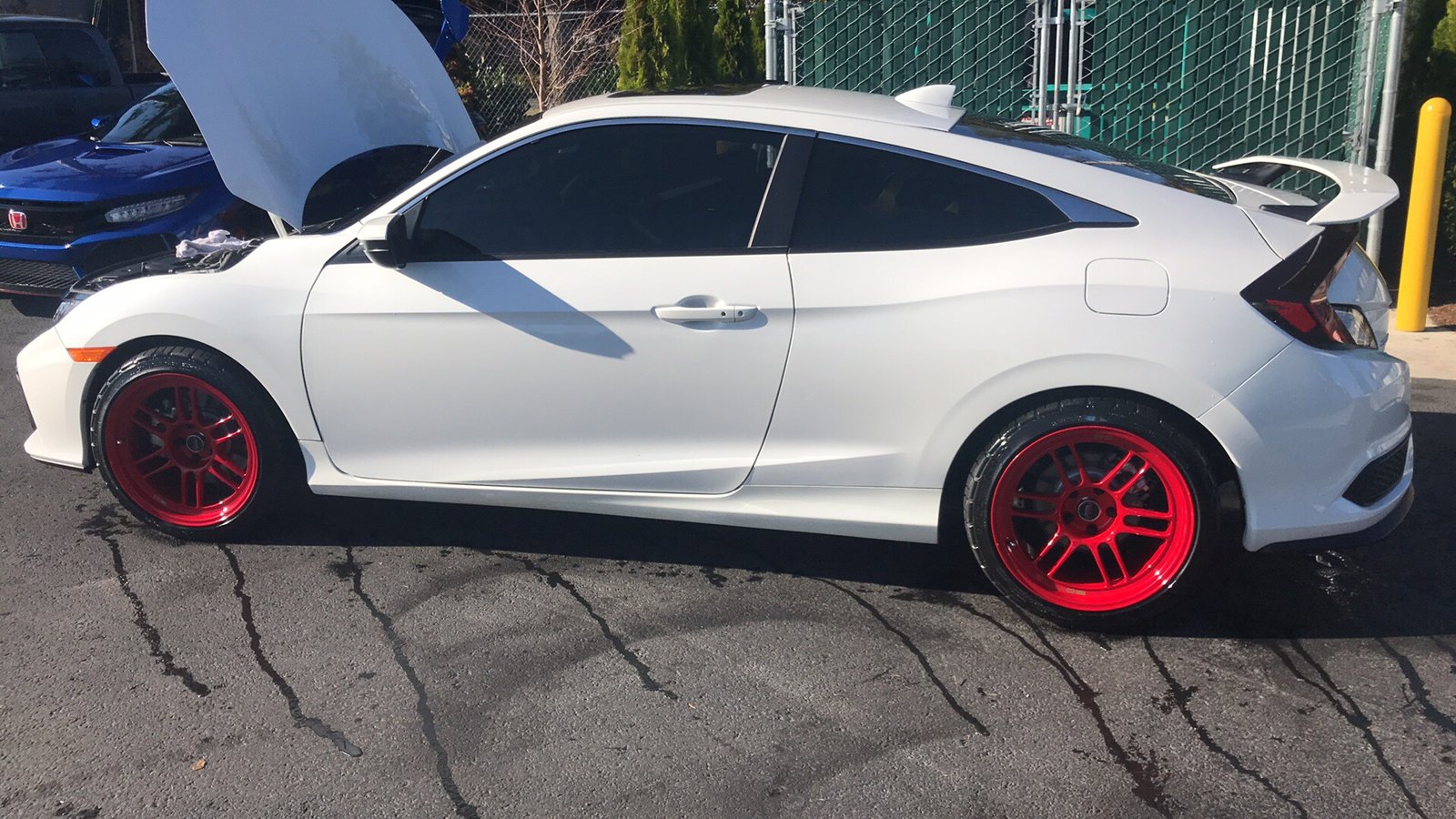 photo 2 Honda Civic custom wheels 18x9.5, ET +15, tire size 235/40 R18. x ET