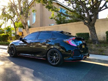 photo 1 Honda Civic custom wheels 18x8.5, ET +35, tire size 245/40 R18. x ET