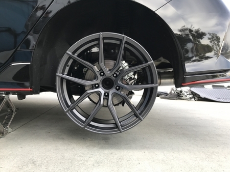 photo 2 Honda Civic custom wheels 18x8.5, ET +35, tire size 245/40 R18. x ET