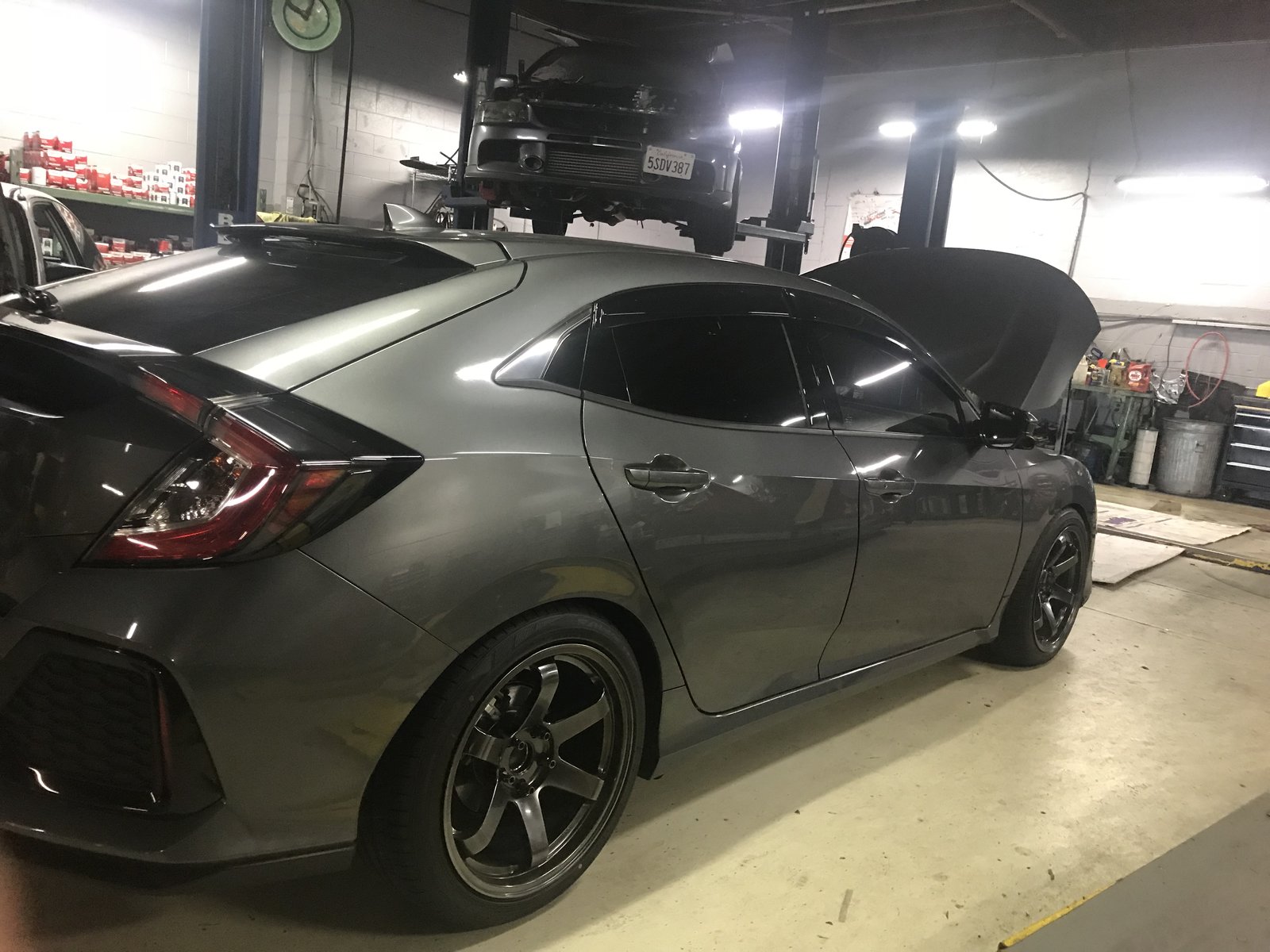 photo 1 Honda Civic custom wheels   18x9.5, ET +38, tire size 245/40 R18. x ET 