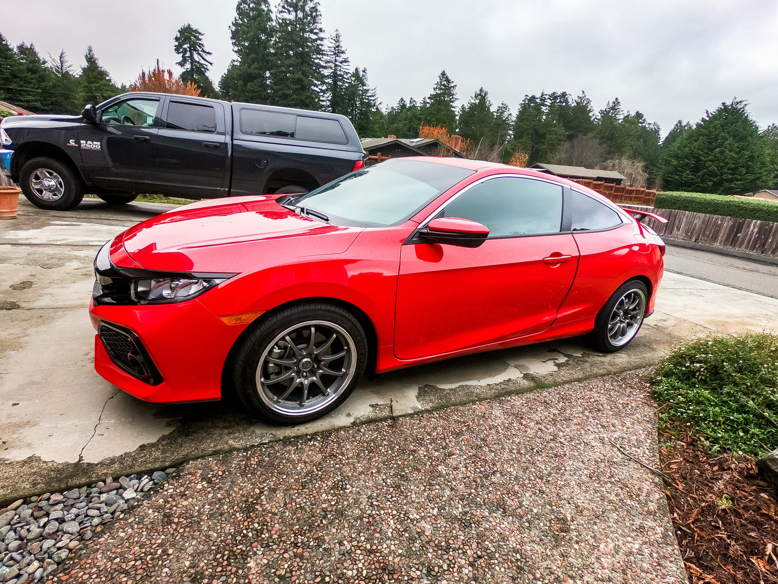 photo 3 Honda Civic custom wheels   18x8.5, ET +30, tire size 225/40 R18. x ET 