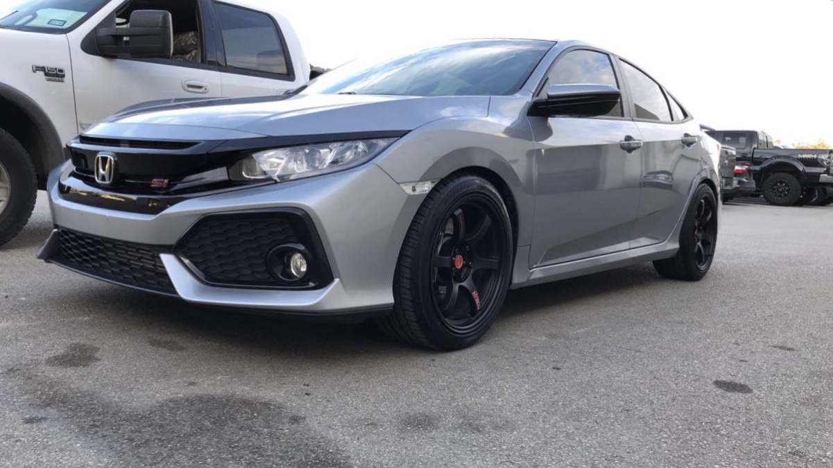 photo 1 Honda Civic custom wheels   18x9.5, ET +38, tire size 245/40 R18. x ET 