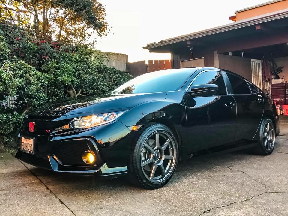 photo 2 Honda Civic custom wheels   18x8.5, ET +35, tire size 235/40 R18. x ET 