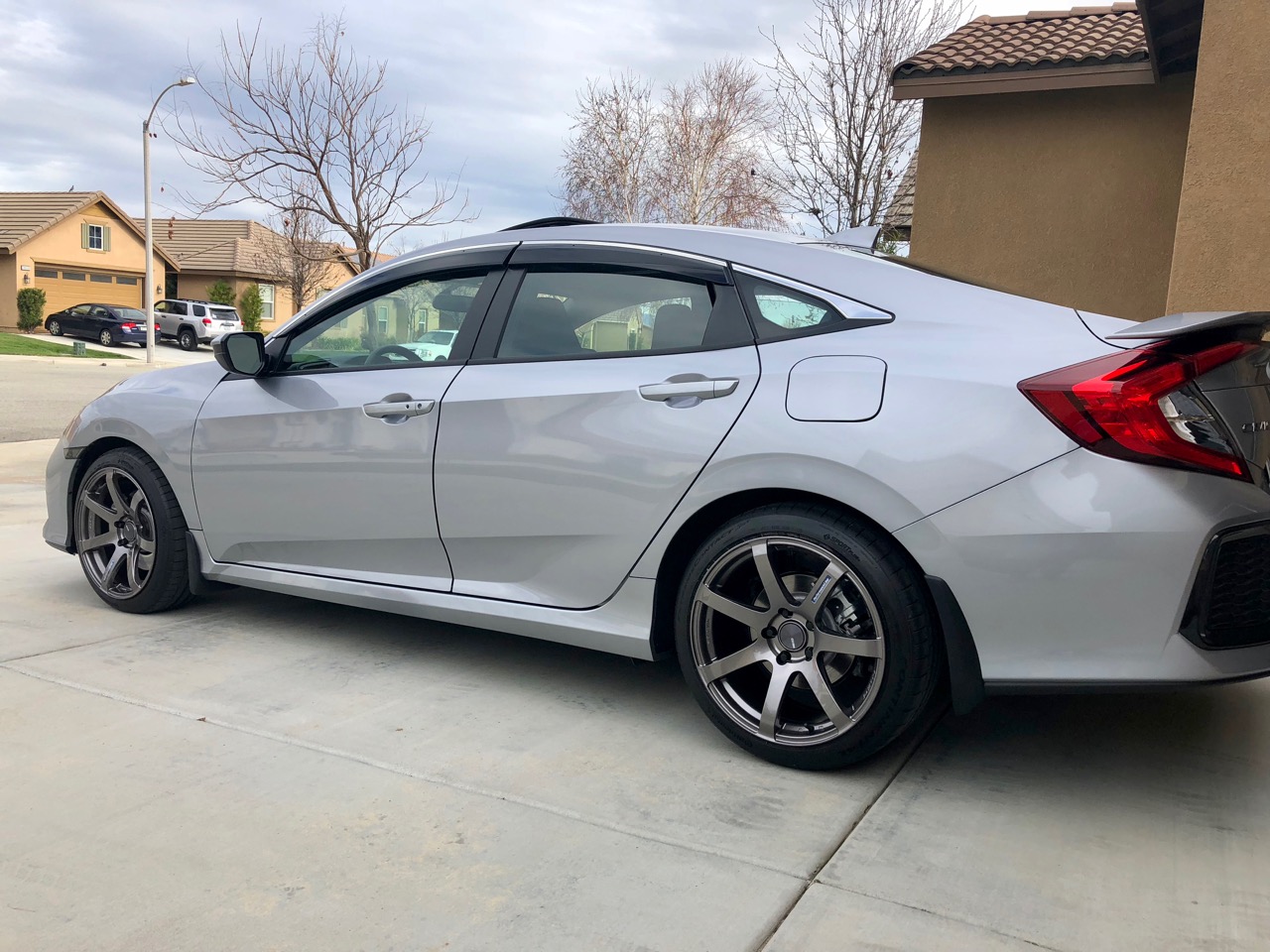 photo 1 Honda Civic custom wheels   18x9.5, ET +40, tire size 235/40 R18. x ET 
