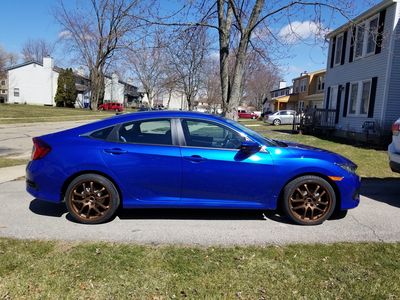 photo 2 Honda Civic custom wheels   19x8.0, ET +45, tire size 235/35 R19. 19x9.0 ET+43 