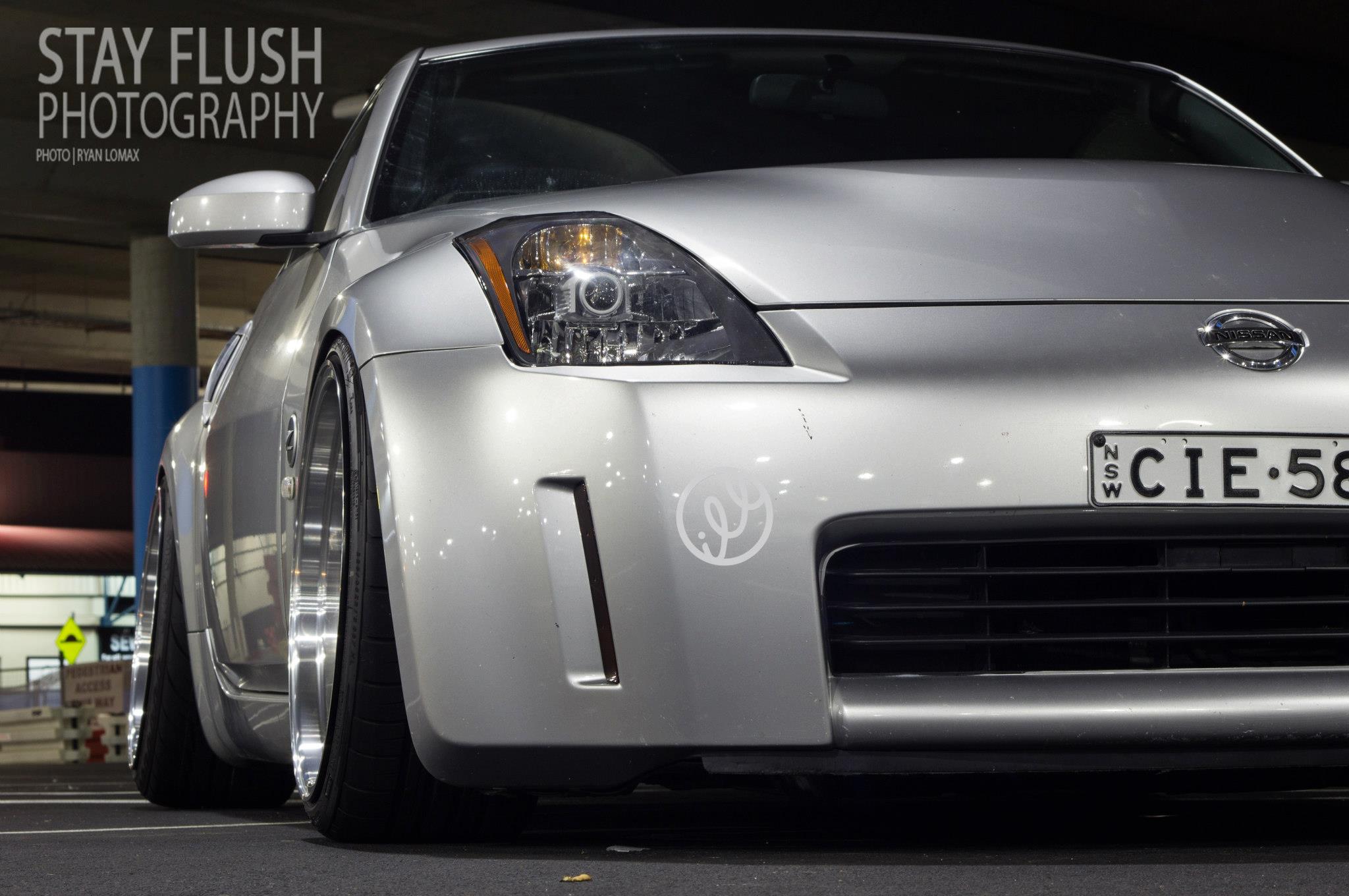 photo 6 Nissan 350Z custom wheels varrstoen 1.1.2 19x9.5, ET 0, tire size 225/35 R19. 19x11.0 ET0 255/35 R19