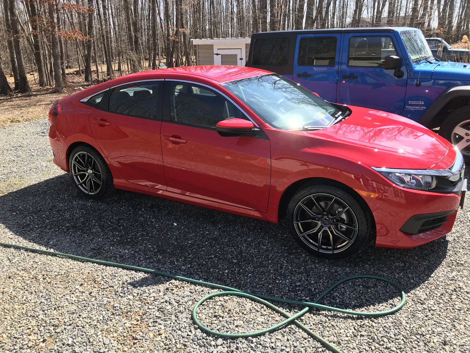 photo 3 Honda Civic custom wheels 18x8.5, ET +35, tire size X R18. x ET