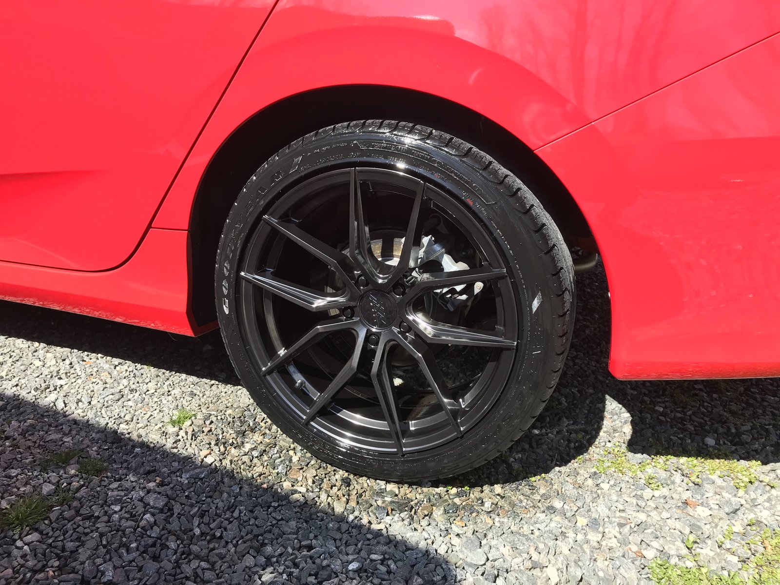 photo 4 Honda Civic custom wheels 18x8.5, ET +35, tire size X R18. x ET