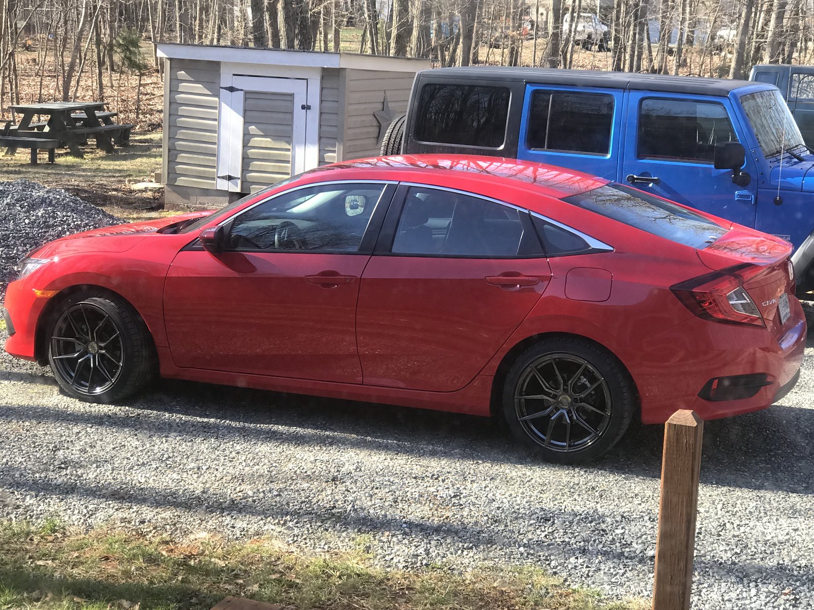 photo 6 Honda Civic custom wheels 18x8.5, ET +35, tire size X R18. x ET